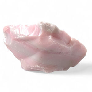 Pink Milk Glass Swirl Slag Art Glass Cullet‎ Opaque Cotton Candy Pink #4XL47